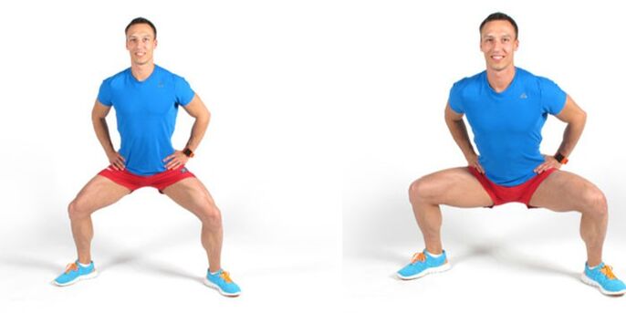 Plie squats will help to effectively increase a man's power